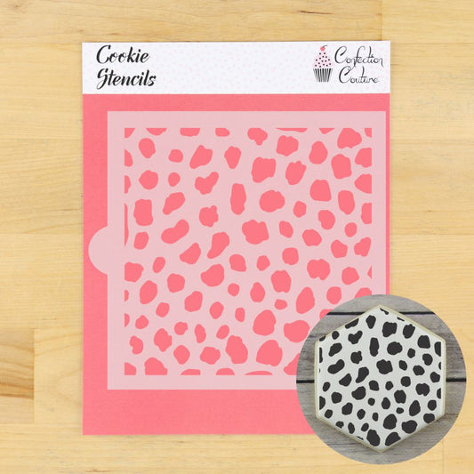 Dalmatian Spot Cookie Stencil