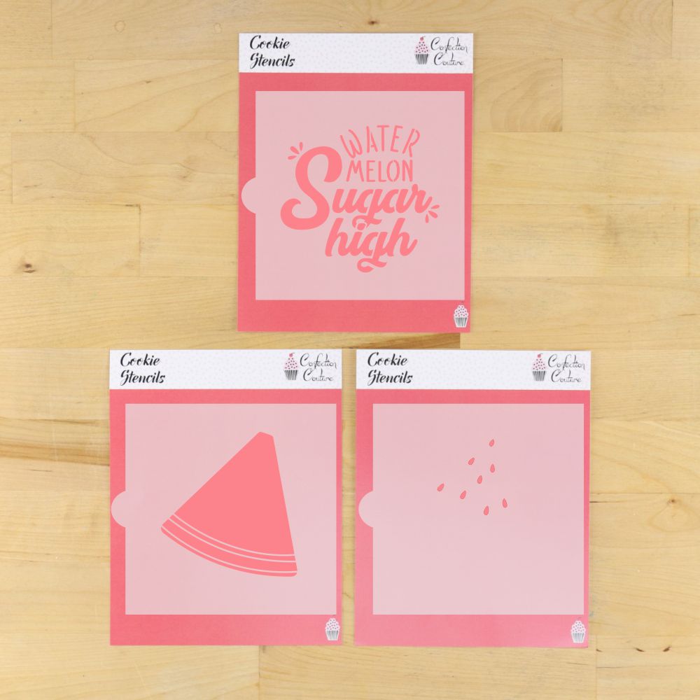 Watermelon Sugar Cookie Stencil Set