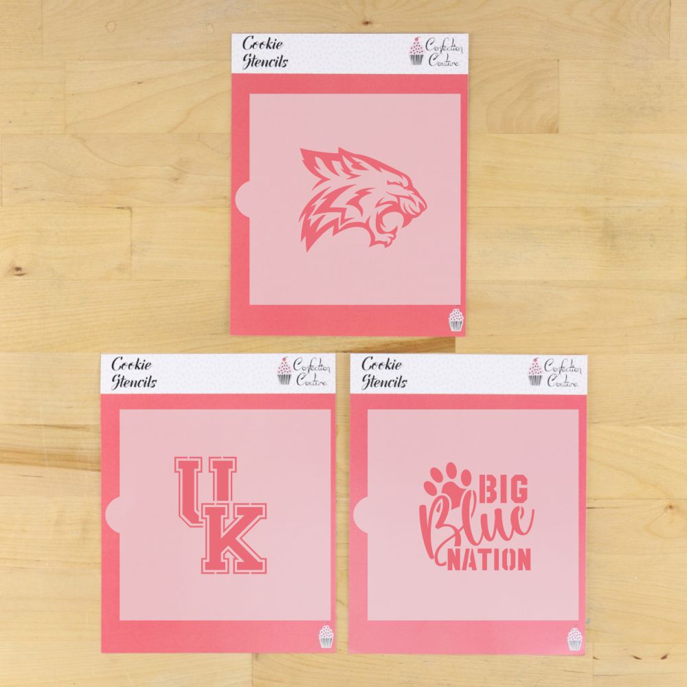 Kentucky Wildcats Cookie Stencil Set