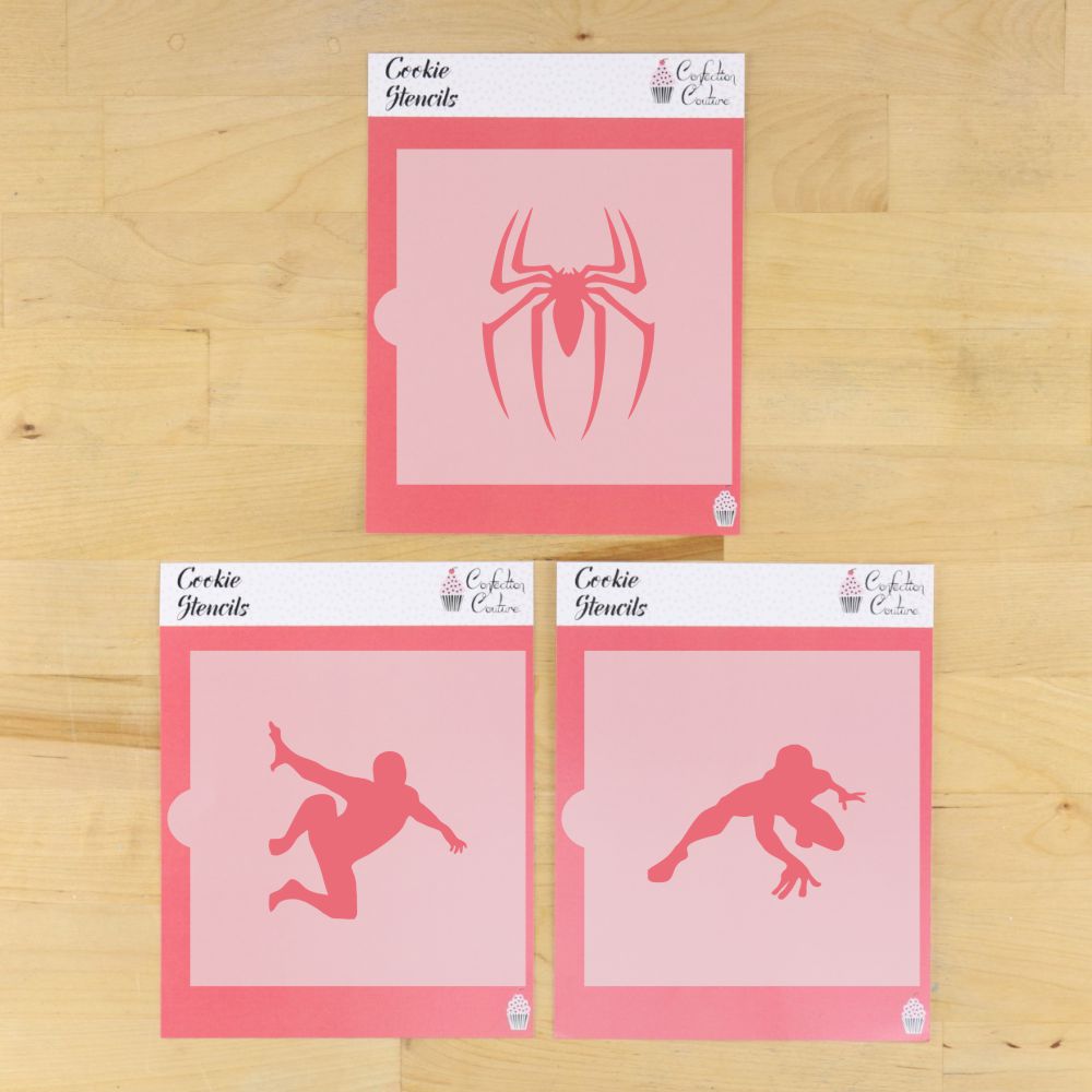 Spiderman Cookie Stencil Bundle