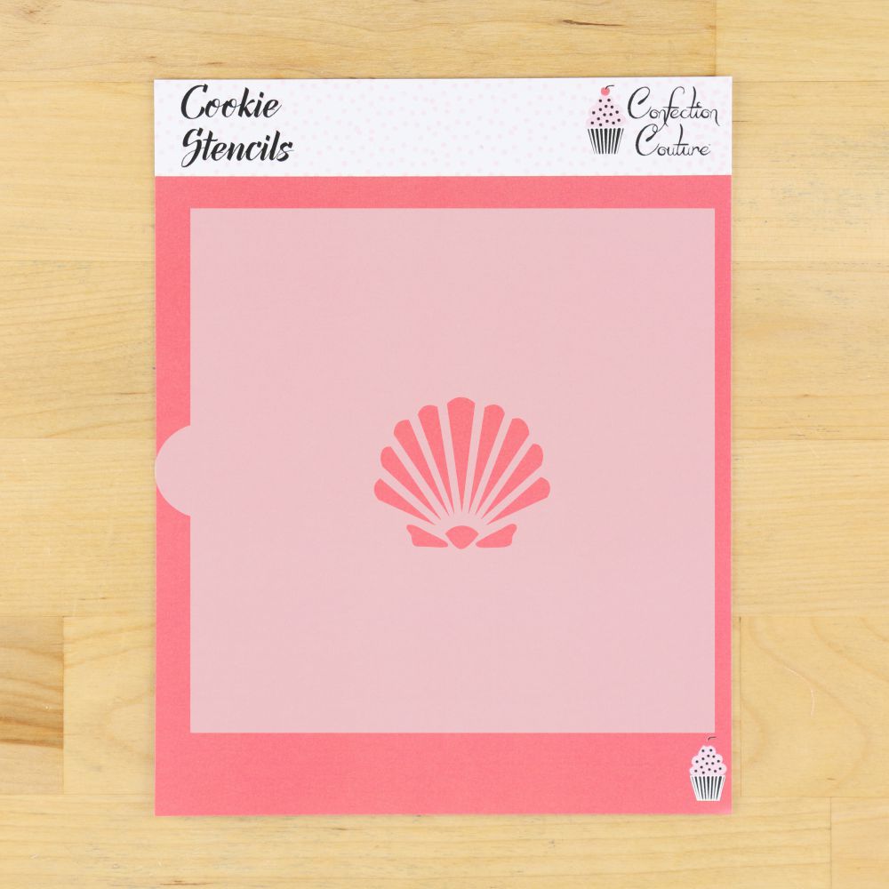 Shell Shaped Cookie Stencil