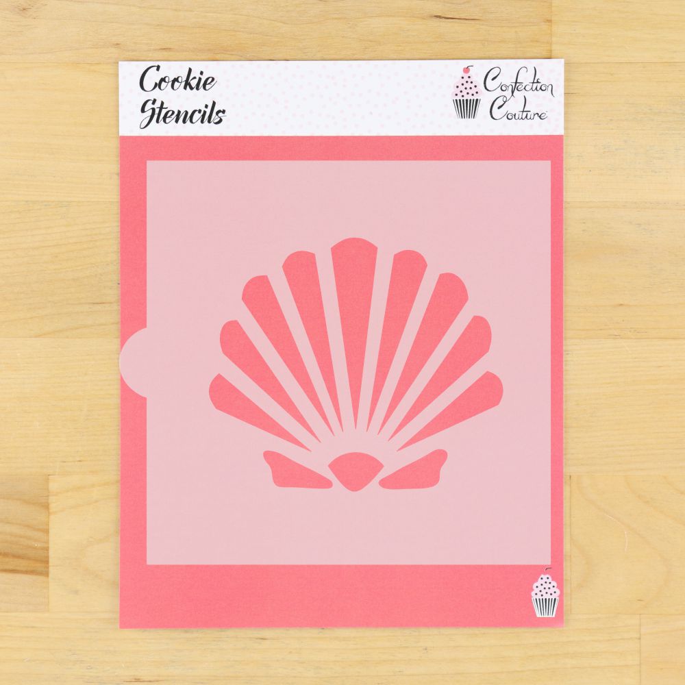 Shell Shaped Cookie Stencil