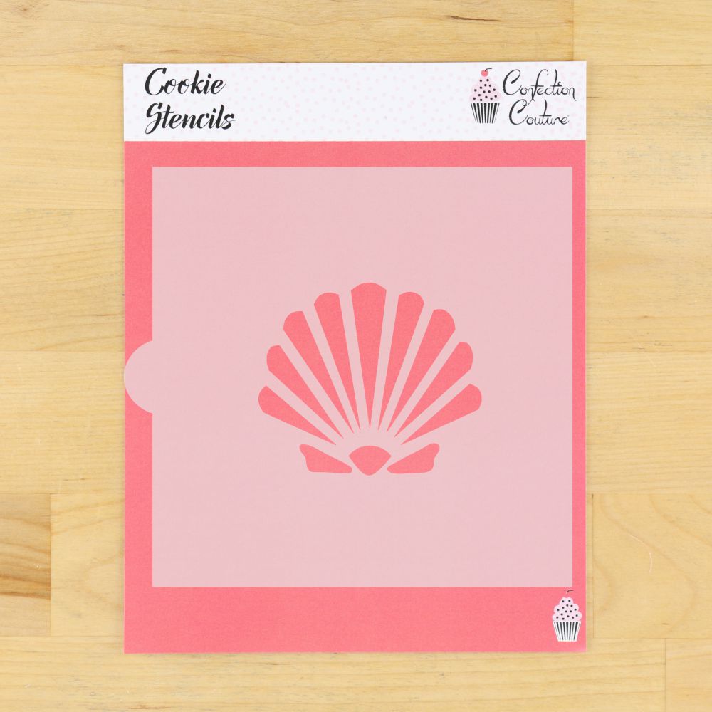 Shell Shaped Cookie Stencil