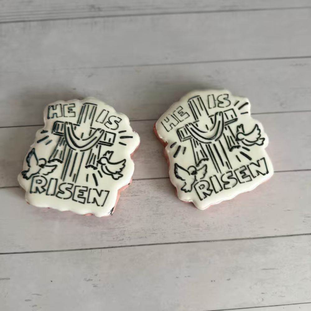He Is Risen PYO Cookie Stencil