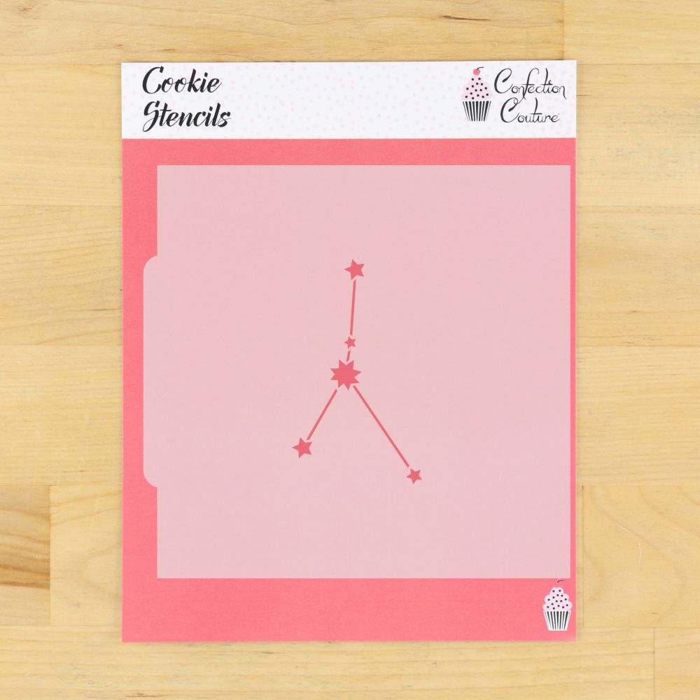 Cancer Constellation Zodiac Cookie Stencil in its Packaging