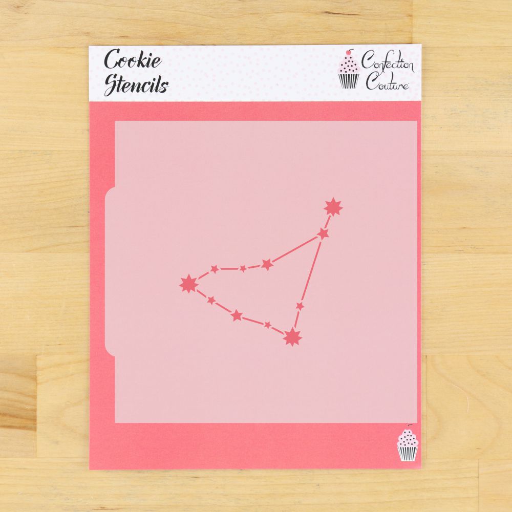 Capricorn Constellation Zodiac Cookie Stencil in its Packaging