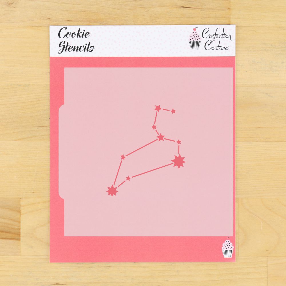 Leo Constellation Zodiac Cookie Stencil in its Packaging