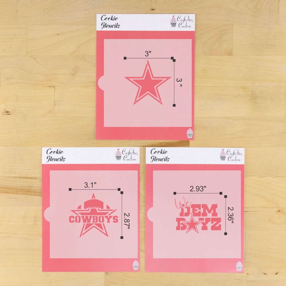 Dem Boyz Cookie Stencil Set