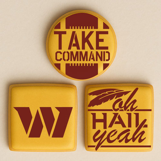 Hail Yeah Cookie Stencil Set