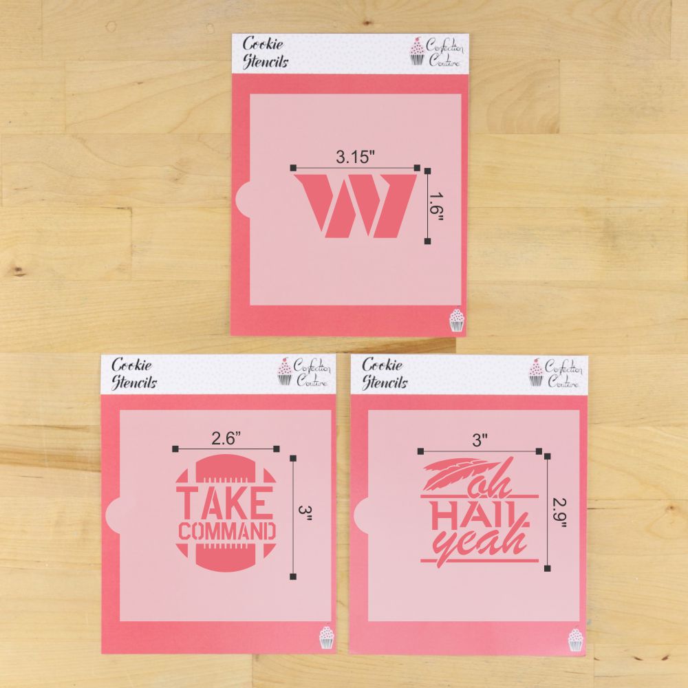 Hail Yeah Cookie Stencil Set