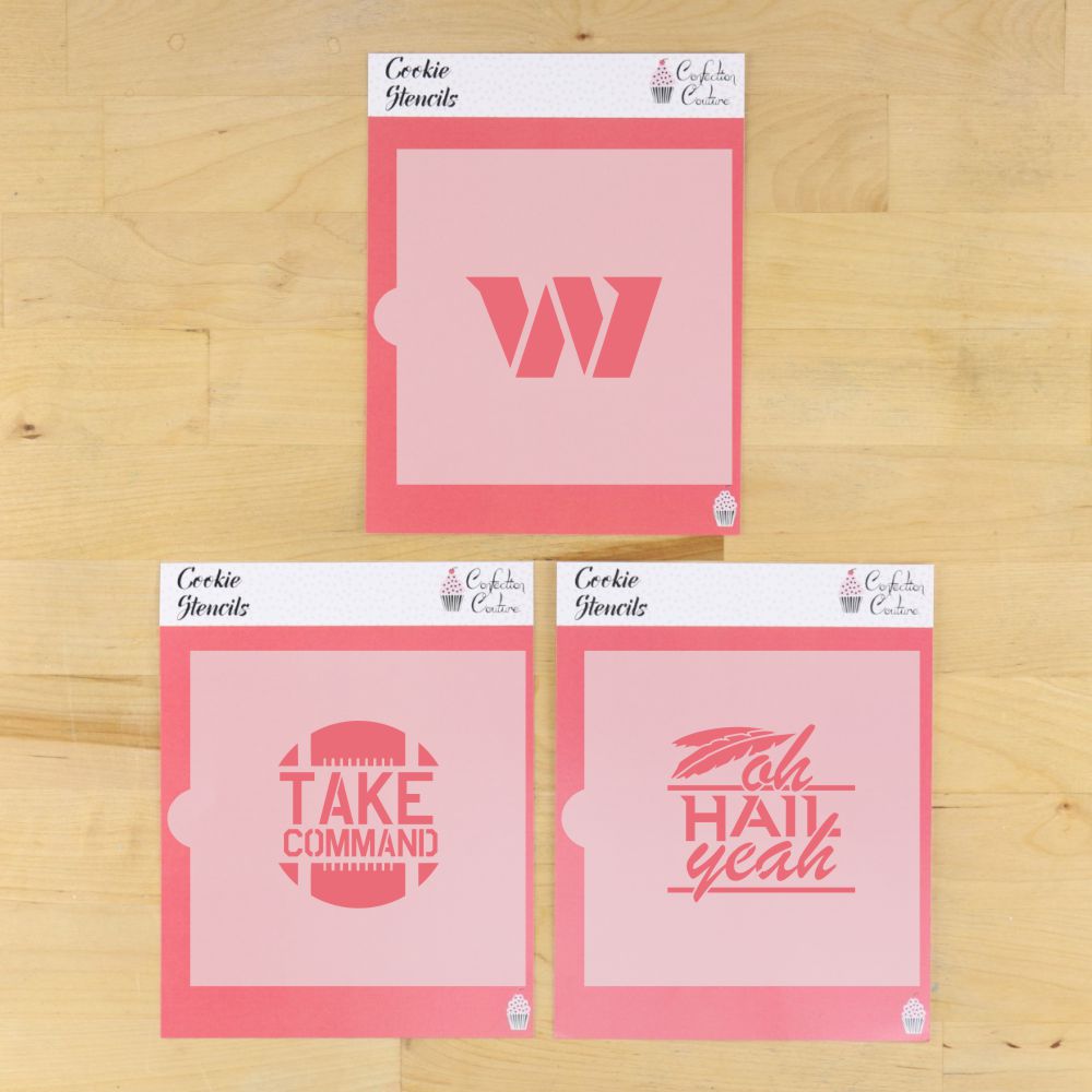 Hail Yeah Cookie Stencil Set