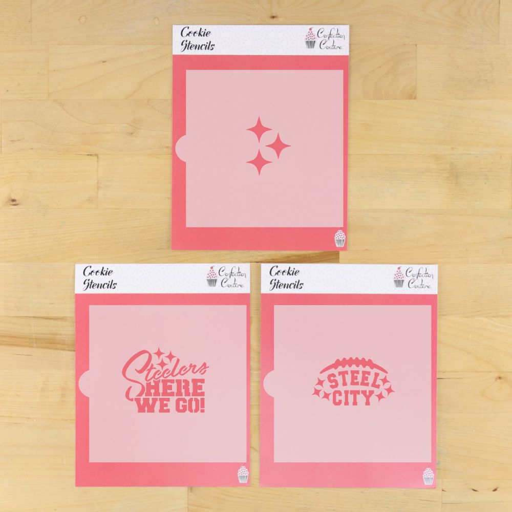 Steel City Cookie Stencil Set