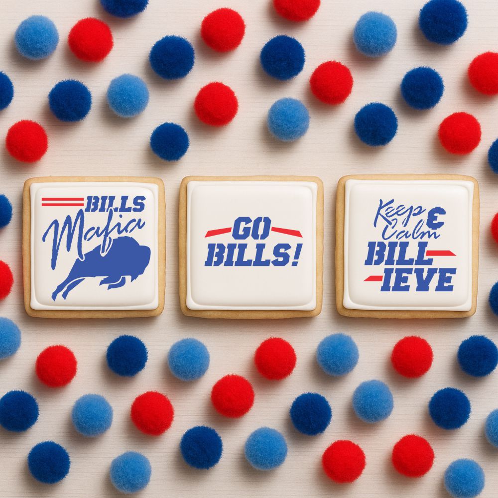 Keep Calm and Billieve Cookie Stencil Set