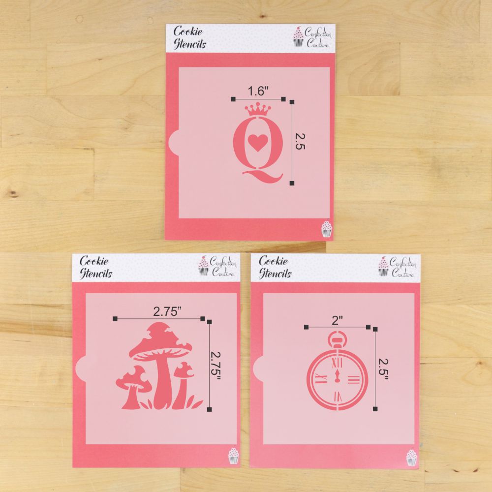 Down the Rabbit Hole Cookie Stencil Set