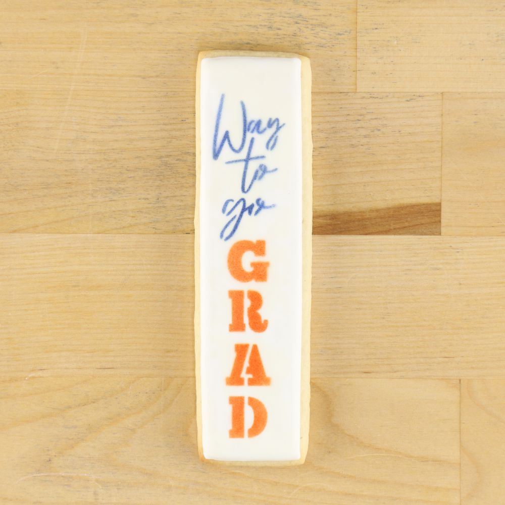 Graduation Cookie Stick Stencil