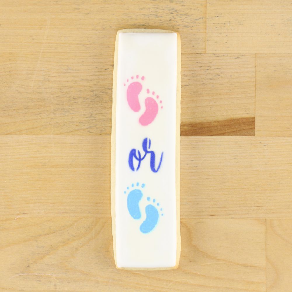 Cookie Stick Cutter used for a Baby Shower Cookie Stick