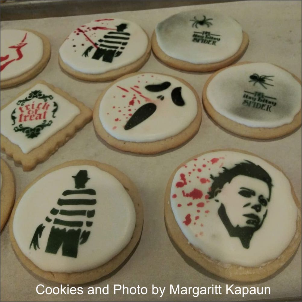 Horror Movie Cookies for Halloween by Margaritt Kapaun