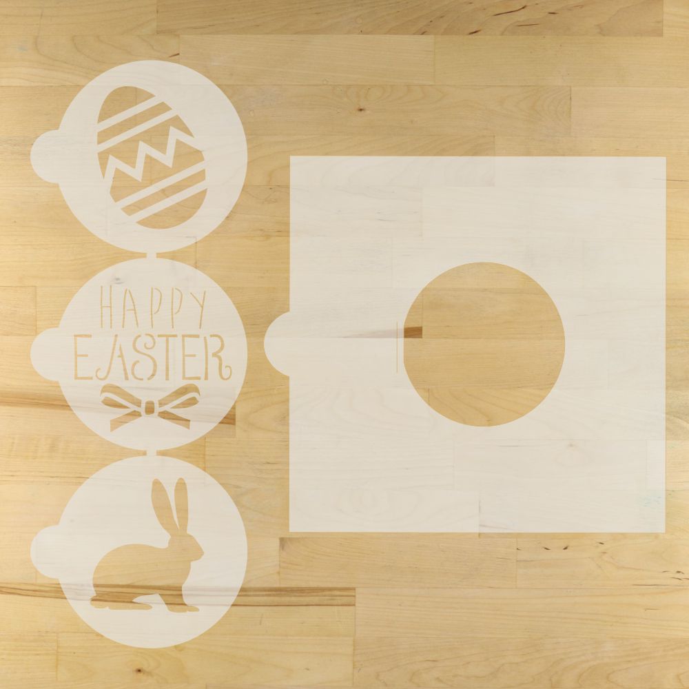Easter Round Cookie Stencil 3 Pc Set