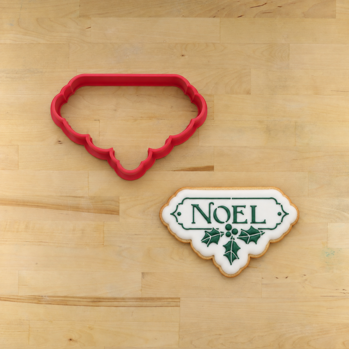 Vintage Christmas Tag Cookie Stencils