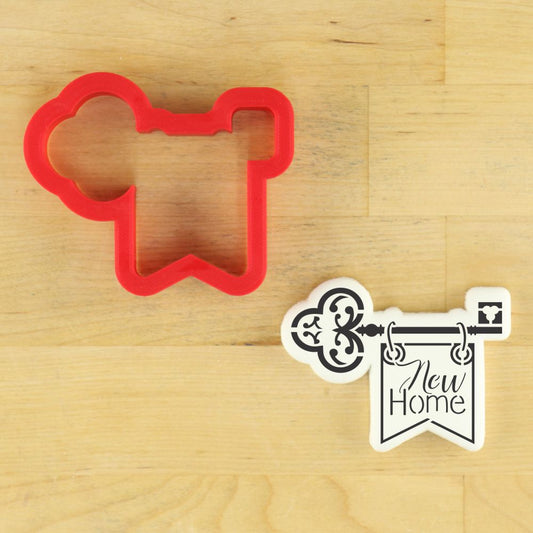 New Home With Key Cookie Cutter