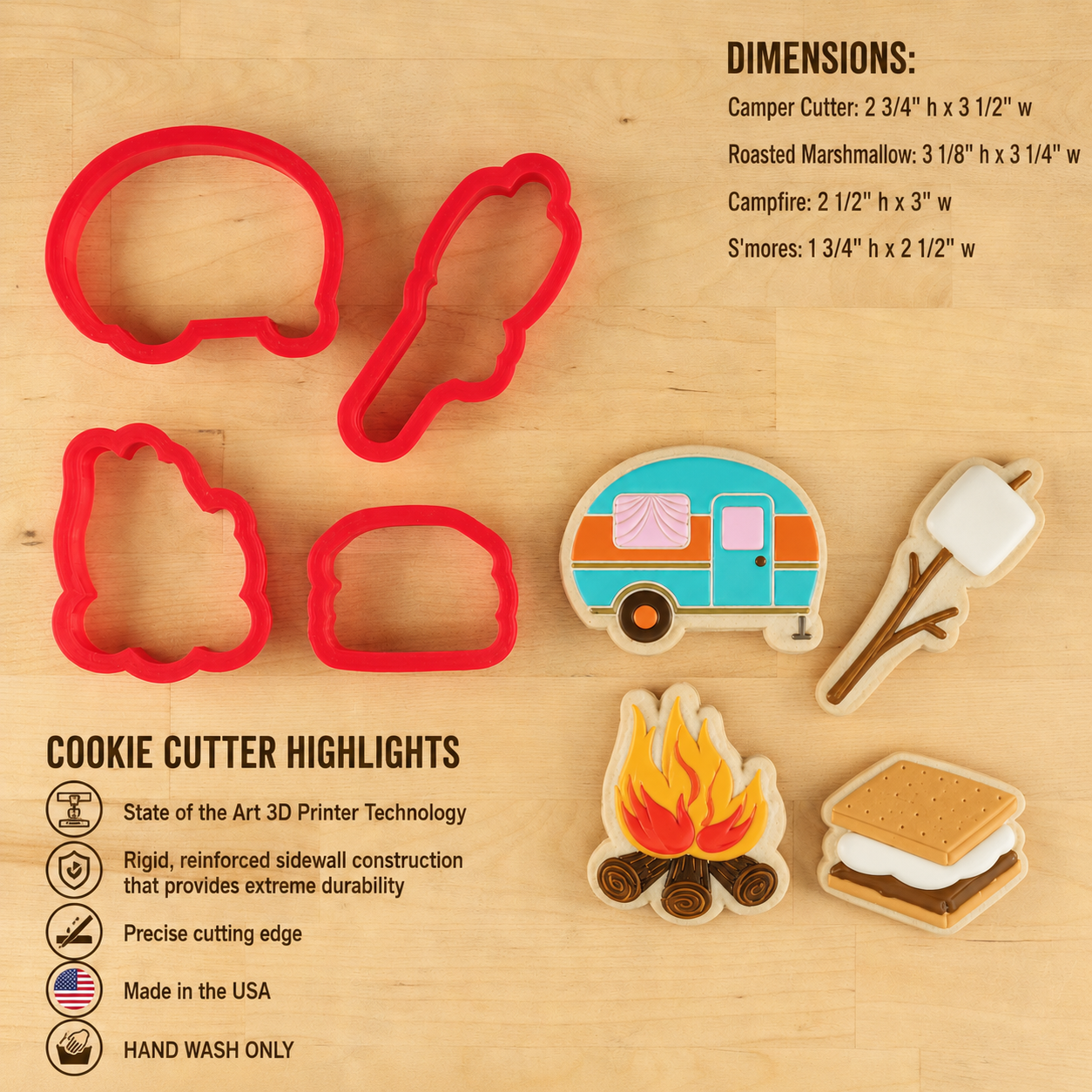 S'more Cookie Cutter Set