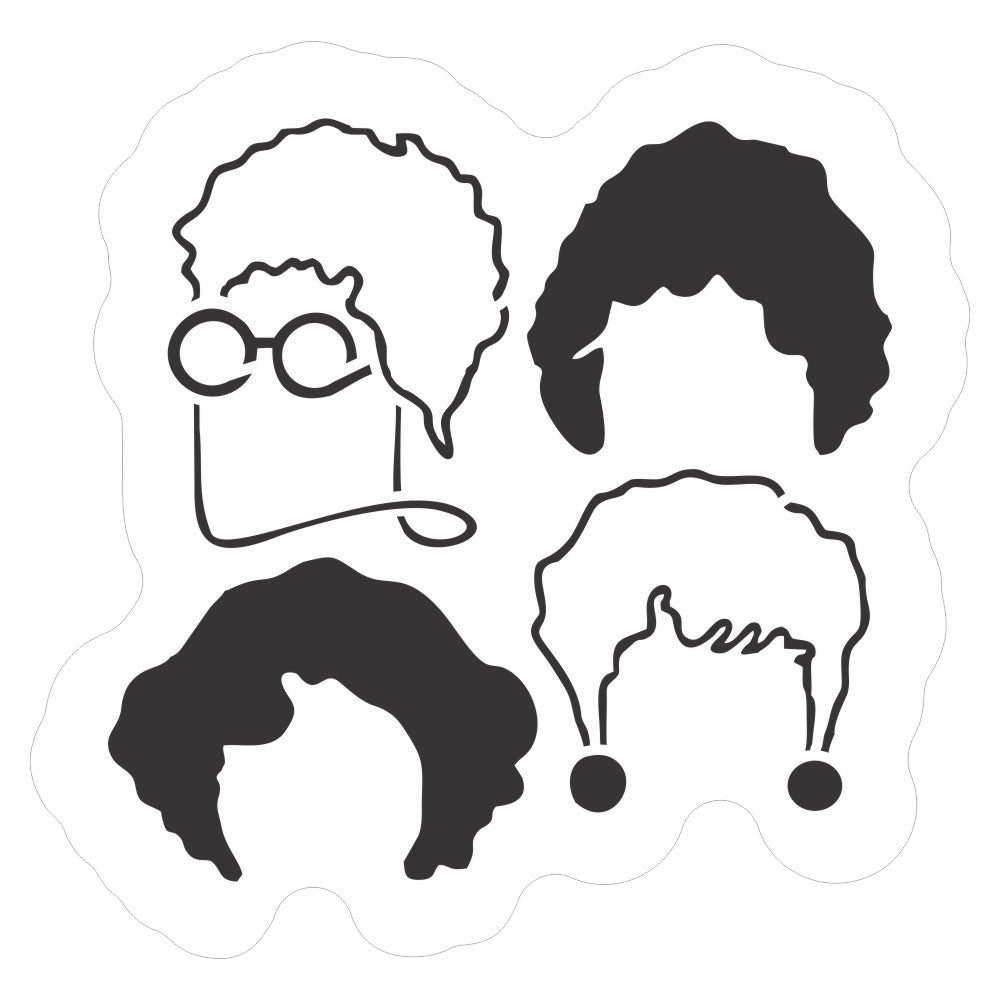 Golden Gang Cookie Stencil