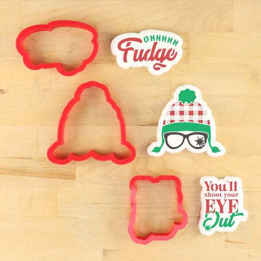 A Christmas Story Stencil Set for Christmas Cookies
