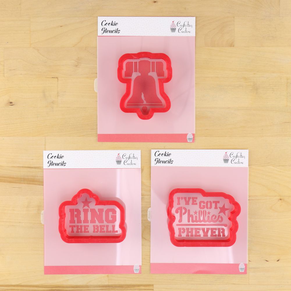 Ring The Bell Baseball Cookie Stencil Set