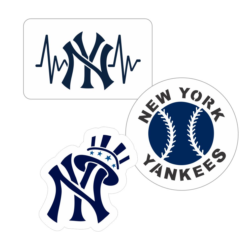 New York Baseball Fan Cookie Stencil Set with matching cutters