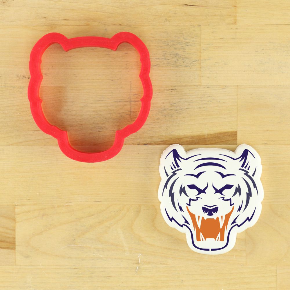 Bears Mascot Cookie Stencil and Cutter