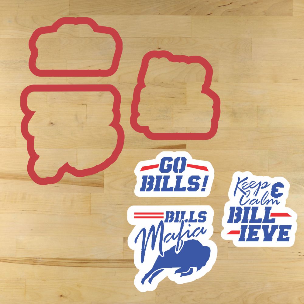 Keep Calm and Billieve Cookie Stencil Set