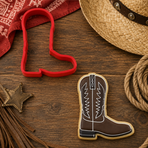 Cowboy Boot Cookie Stencil