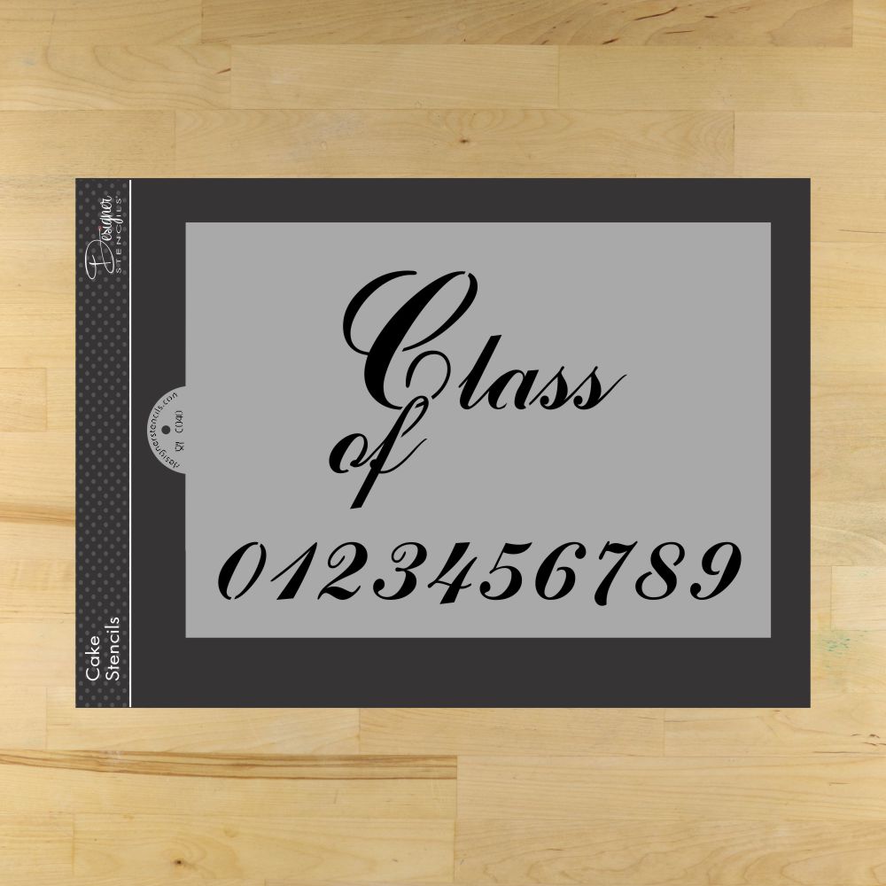 Class of Cake Stencil by Designer Stencils