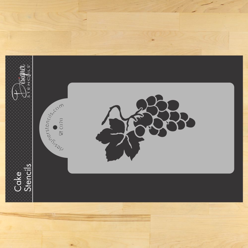 Grapevine Cake Stencil by Designer Stencils - Small