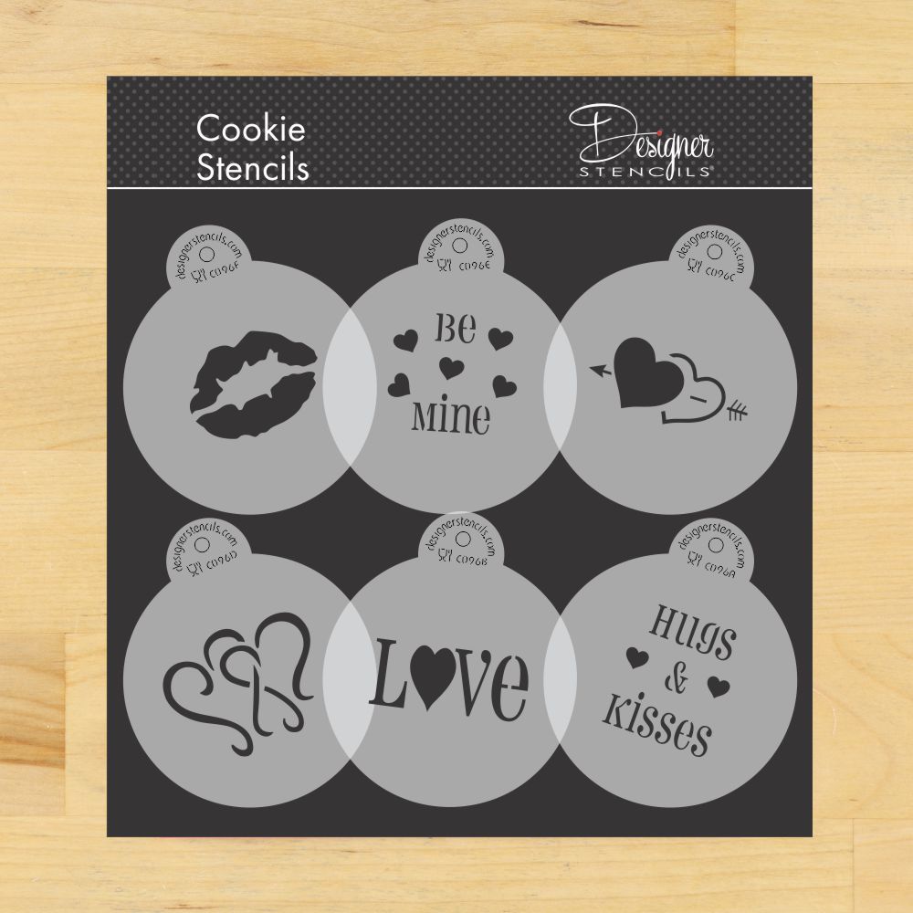 Love Mail Valentine's Day Stencil Kit for Cookies – Confection Couture  Stencils