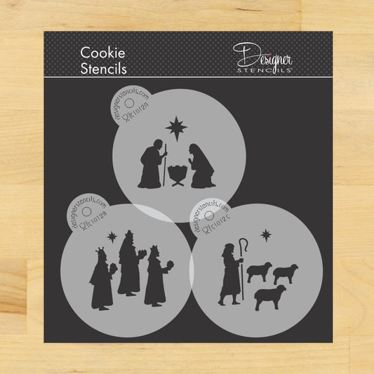 Nativity Cookie Stencil Set by Designer Stencils