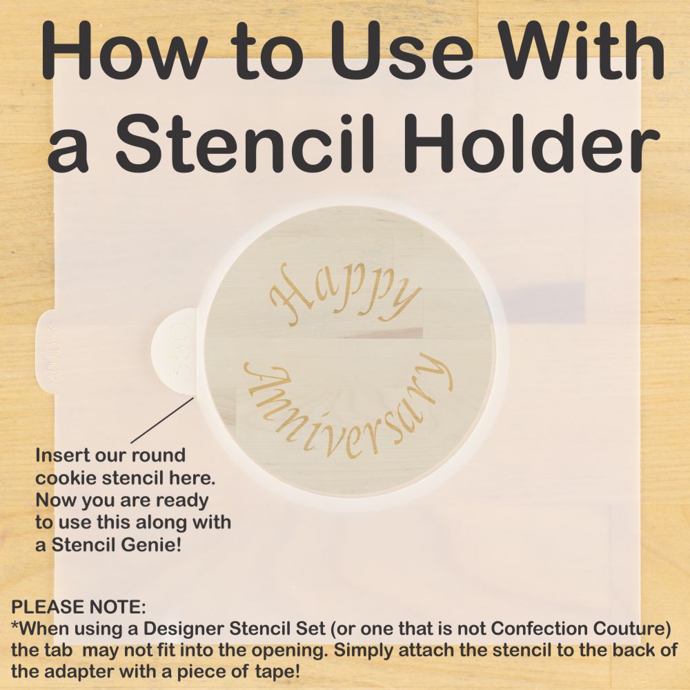 Special Occasions Round Cookie Stencil Set by Designer Stencils