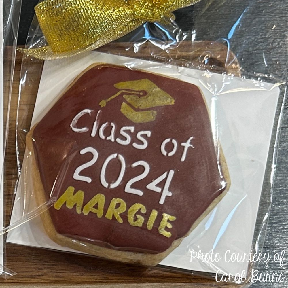 Graduate Round Cookie Stencil Set by Designer Stencils