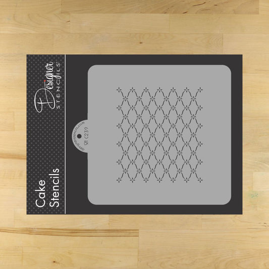 Lattice Cake Stencil by Designer Stencils