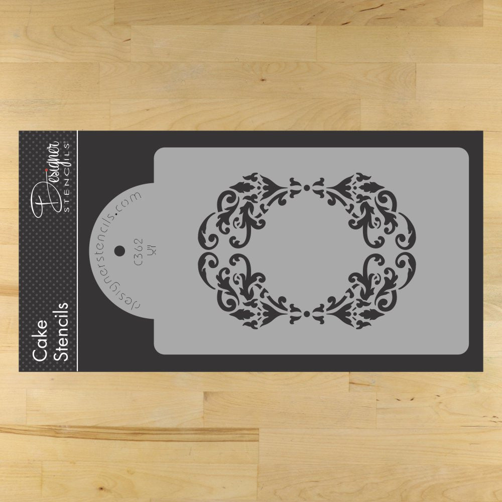 Lace Cake Stencil Set by Designer Stencils Design 1
