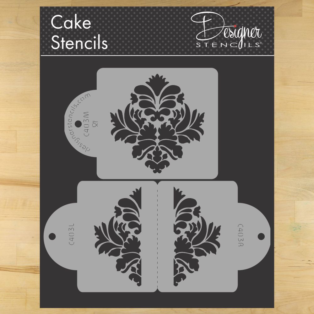 Martha Stewart's Damask Cake Stencil Set by Designer Stencils