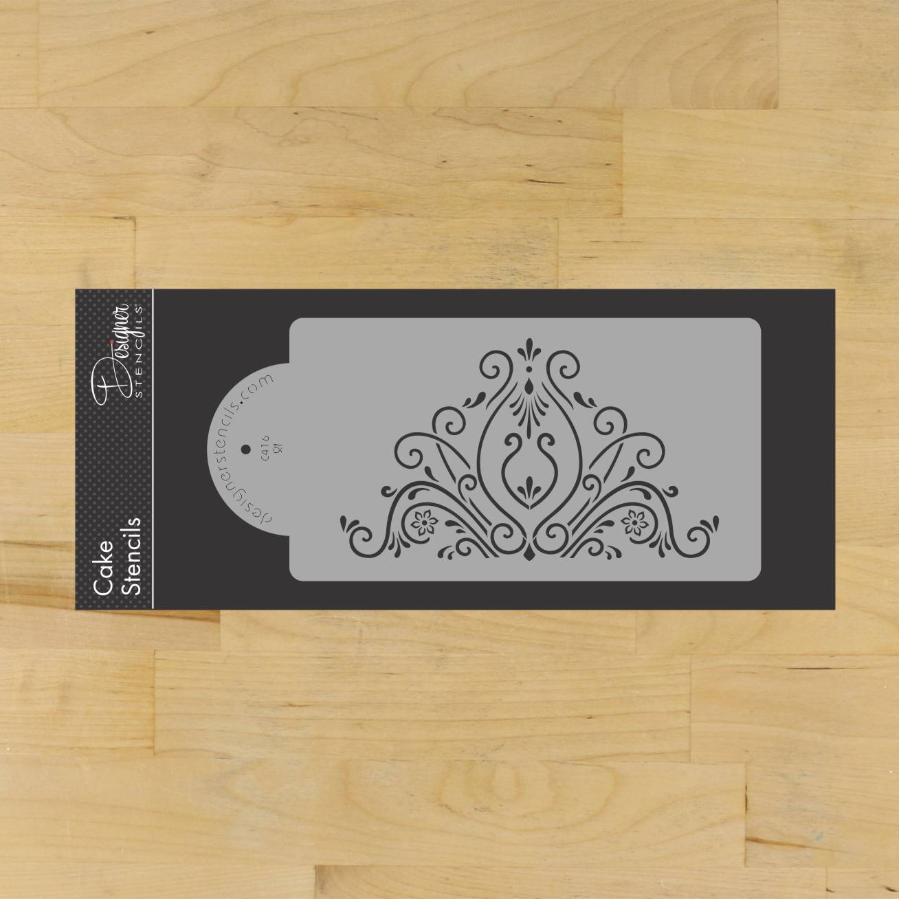 Princess Lace Cake Side Stencil by Designer Stencils Side Style 2