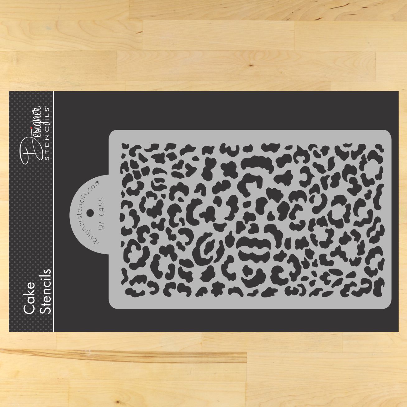 Leopard Skin Cake Stencil Sides by Designer Stencils 6"