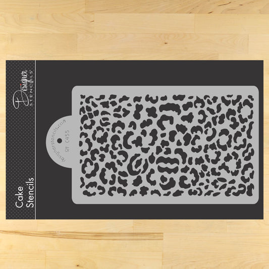Leopard Skin Cake Stencil Sides by Designer Stencils 6"
