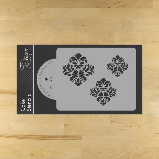 Damask Accents Cake and Cookie Stencil by Designer Stencils