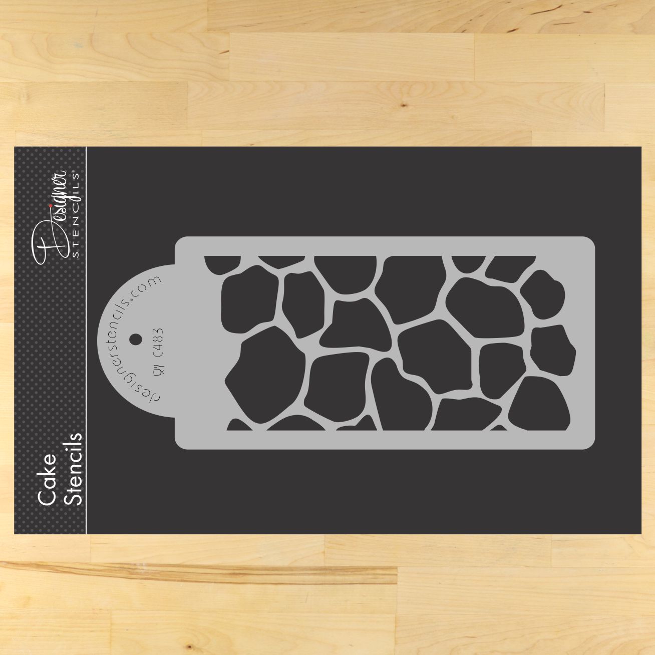 Giraffe Cake Stencil 4 Inch