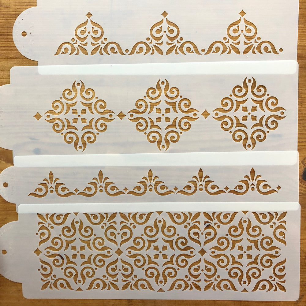 Mexican Tile Cake Stencils by Designer Stencils
