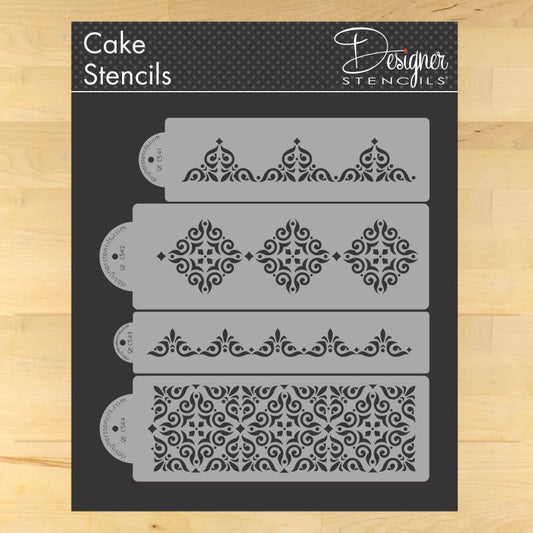 Mexican Tile Cake Stencils by Designer Stencils