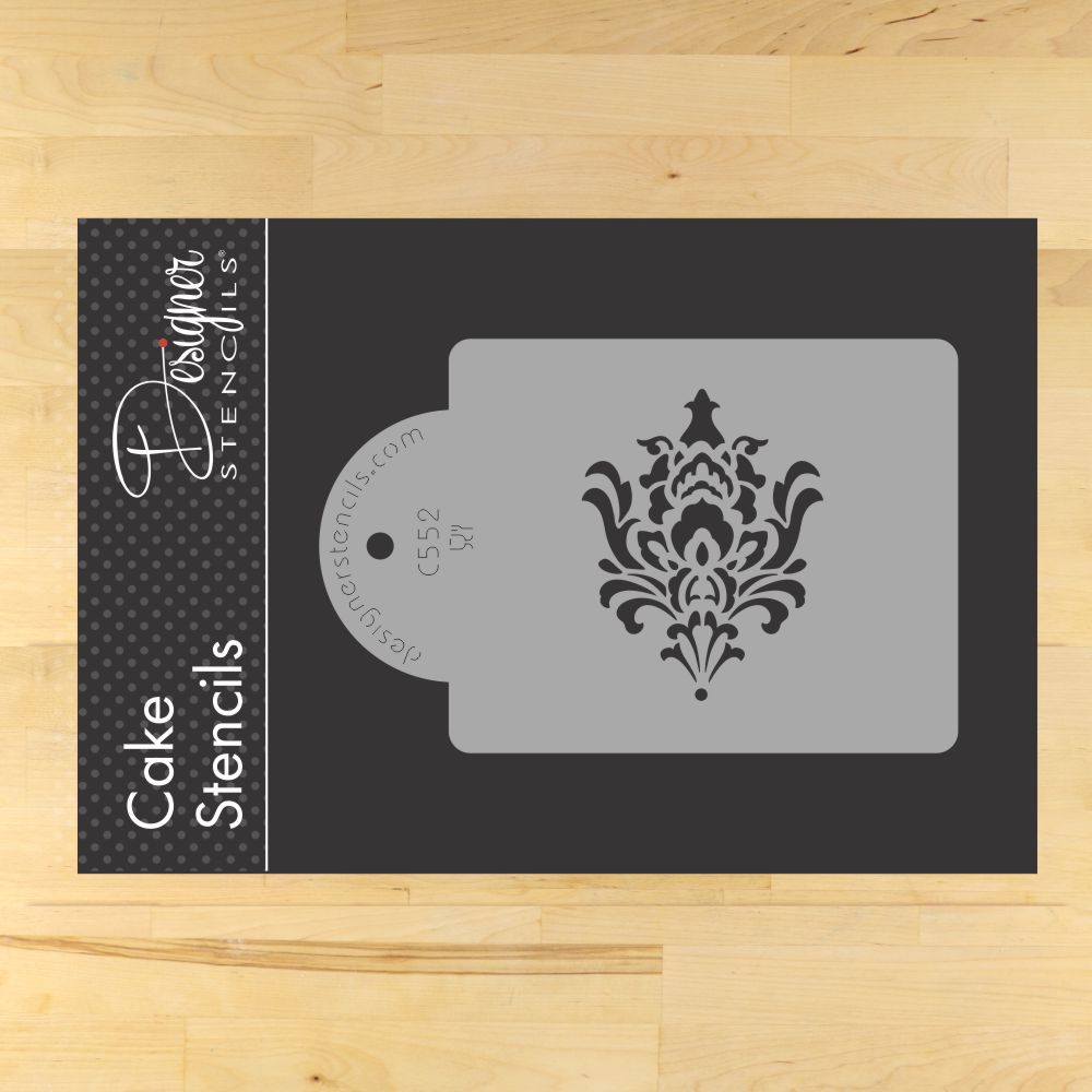 Filigree Damask Cake Stencils by Designer Stencils