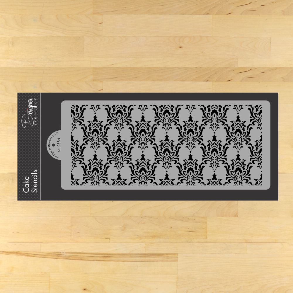 Filigree Damask Cake Stencils by Designer Stencils